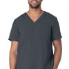 Urbane Men's Extreme Stretch Solid Scrub Top -Silverts-shop 1 ln 9911lka 650