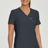Landau Women's 2 Pocket V-Neck Scrub Top 2 Landau Women's 2 Pocket V-Neck Scrub Top -Silverts-shop 1 ln lt101 650