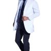 Medelita Men's Bernand Lab Coat -Silverts-shop 1 md ls21932wht 650