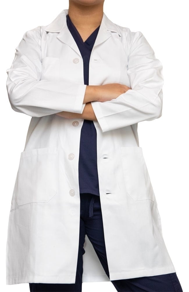Men's 39" Staff Length Lab Coat Melrose Men's 39" Staff Length Lab Coat -Silverts-shop 1 mr 2040 clearancewht 650