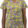 Maevn Uniforms Women's Curved V-Neck Birds In Bloom Print Top 1 Maevn Uniforms Women's Curved V-Neck Birds In Bloom Print Top -Silverts-shop 1 mv 1767 printbib 650