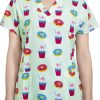 Maevn Uniforms Clearance Women's Brain Freeze Print Scrub Top 1 Maevn Uniforms Clearance Women's Brain Freeze Print Scrub Top -Silverts-shop 1 mv 1767 printclearancebfz 650