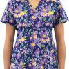Maevn Uniforms Women's Nature's Calm Print Scrub Top 2 Maevn Uniforms Women's Nature's Calm Print Scrub Top -Silverts-shop 1 mv 1767 printntc 650