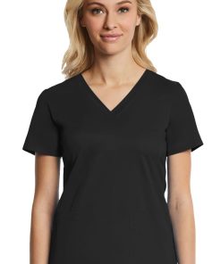 EON Women's Athletic Utility Solid Scrub Top