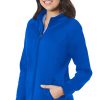 Maevn Uniforms Women's Raglan Sleeve Fleece Solid Scrub Jacket 2 Maevn Uniforms Women's Raglan Sleeve Fleece Solid Scrub Jacket -Silverts-shop 1 mv 3812 650