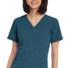 Maevn Uniforms Women's Contoured Solid Scrub Top 1 Maevn Uniforms Women's Contoured Solid Scrub Top -Silverts-shop 1 mv 4511 650