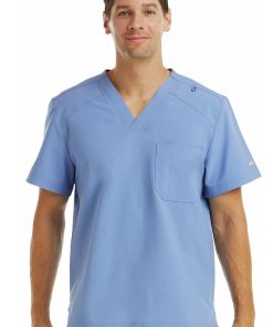 Maevn Uniforms Men's Chest Pocket V-Neck Scrub Top