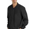 Maevn Uniforms Men's Front Zip Warm Up Scrub Jacket 1 Maevn Uniforms Men's Front Zip Warm Up Scrub Jacket -Silverts-shop 1 mv 5861 blk 650