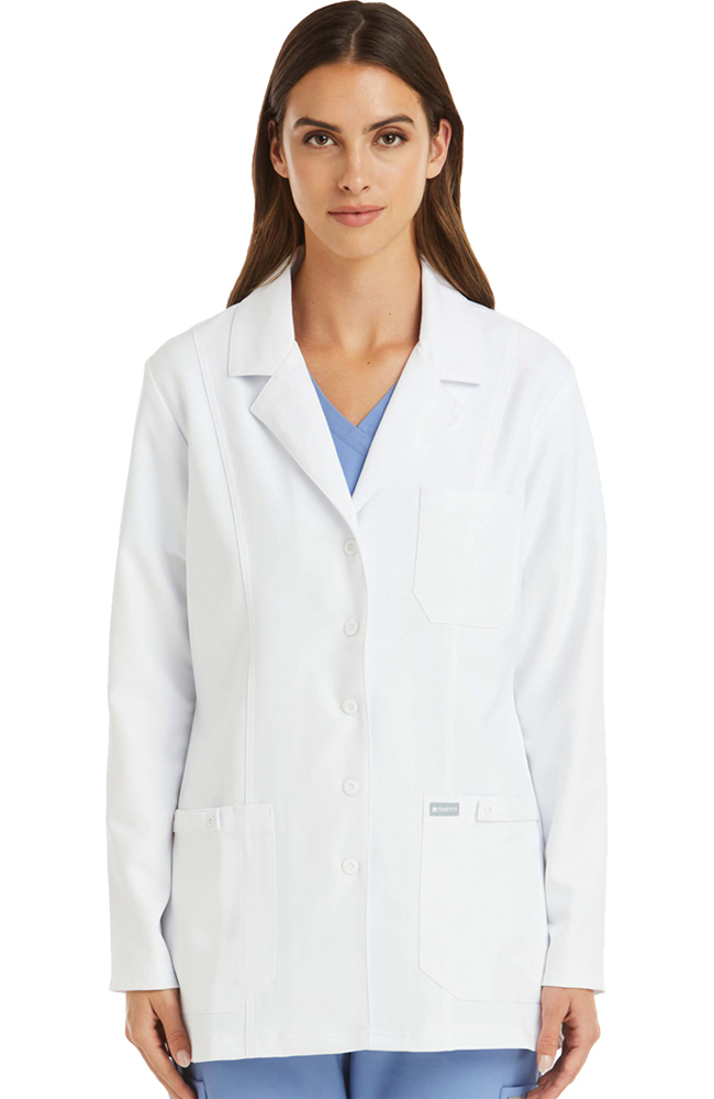 Maevn Uniforms Women's 29" Notch Collar Consultation Lab Coat 3 Maevn Uniforms Women's 29" Notch Collar Consultation Lab Coat