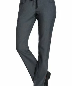 Maevn Uniforms Women's Contrast Drawstring Waistband Yoga Scrub Pant