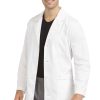 Med Couture Men's Twill 38" Lab Coat -Silverts-shop 1 pe 3048 wht 650