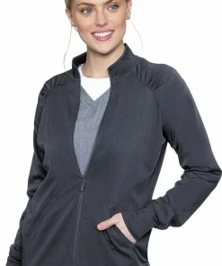 Med Couture Women's Raglan Solid Scrub Jacket