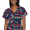 Med Couture Women's Vicky Modern Geo Print Top 2 Med Couture Women's Vicky Modern Geo Print Top -Silverts-shop 1 pe 8564 printmge 650