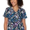 Med Couture Women's Vicky Scribble Floral Print Top 2 Med Couture Women's Vicky Scribble Floral Print Top -Silverts-shop 1 pe 8564 printsbf 650