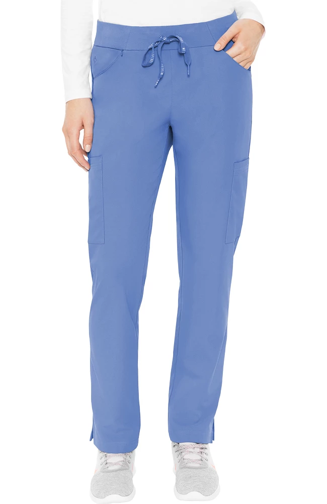 Med Couture Women's Scoop Cargo Pocket Scrub Pant