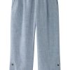 Silverts Clearance Women's Side Zip Capri Pant