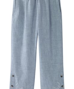 Silverts Clearance Women's Side Zip Capri Pant