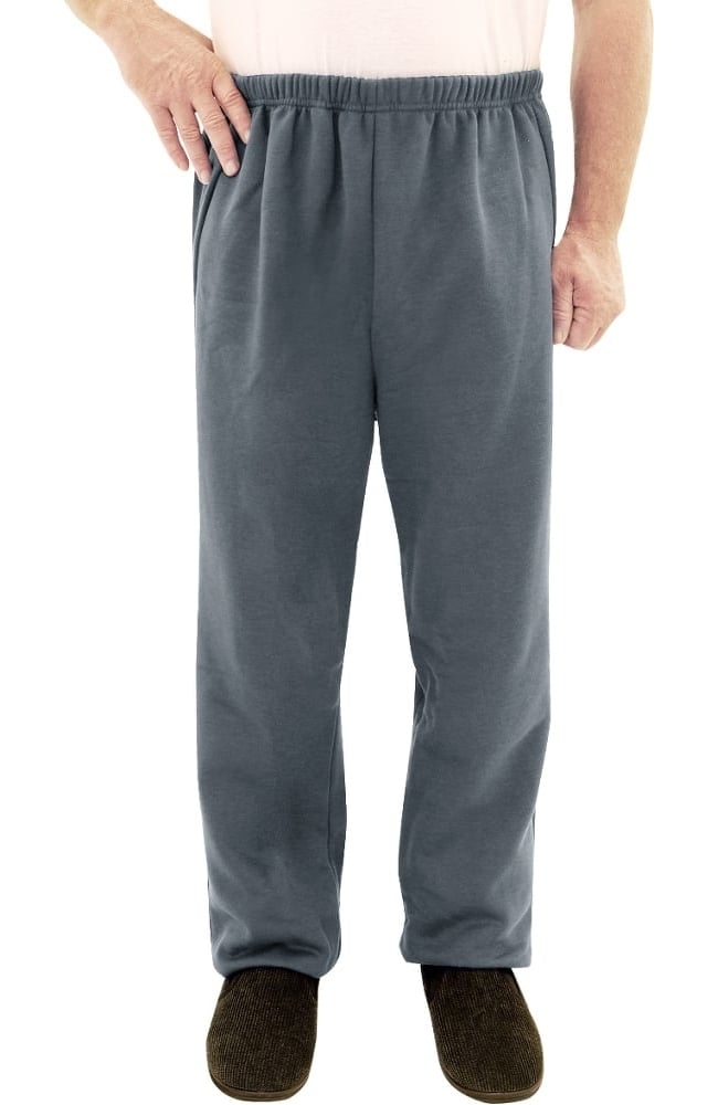 Silverts Clearance Men's Open Back Fleece Wheelchair Pant 3 Silverts Clearance Men's Open Back Fleece Wheelchair Pant