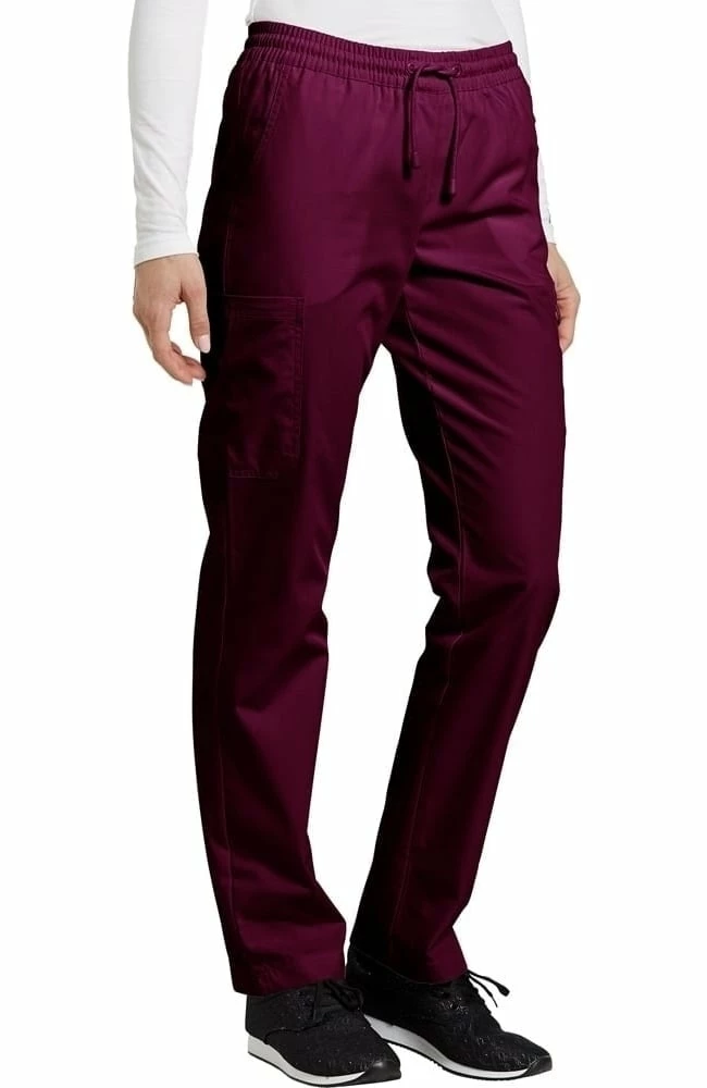 White Cross Women's Elastic Waistband Cargo Scrub Pant