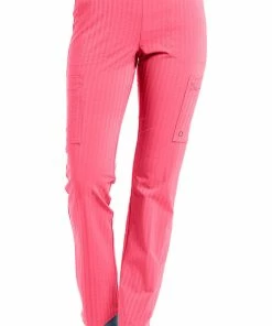 White Cross Women's Seersucker Cargo Scrub Pant