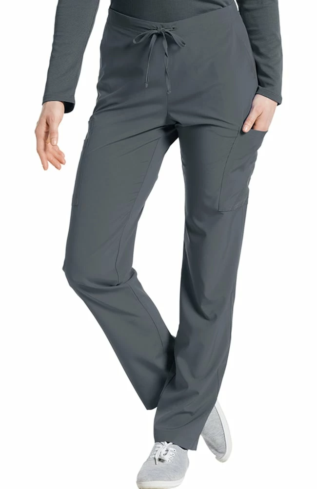 White Cross Women's Drawstring Cargo Scrub Pant