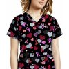 White Cross Clearance Women's Fierce Hope Print Scrub Top 2 White Cross Clearance Women's Fierce Hope Print Scrub Top -Silverts-shop 1 wc 618 printclearancefch 650