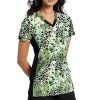 White Cross Clearance Women's Splash Of Wild Green Print Scrub Top 1 White Cross Clearance Women's Splash Of Wild Green Print Scrub Top -Silverts-shop 1 wc 725 printclearanceshw 650