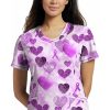 White Cross Clearance Women's Power Of Love Print Scrub Top 1 White Cross Clearance Women's Power Of Love Print Scrub Top -Silverts-shop 1 wc 782 printclearancepwl 650