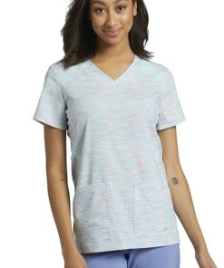 White Cross Clearance Women's Fast Track Print Scrub Top