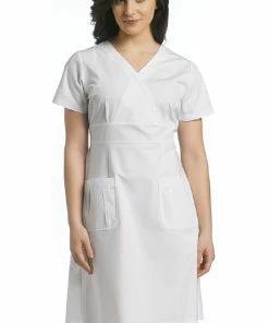 White Cross Women's A-Line Scrub Dress