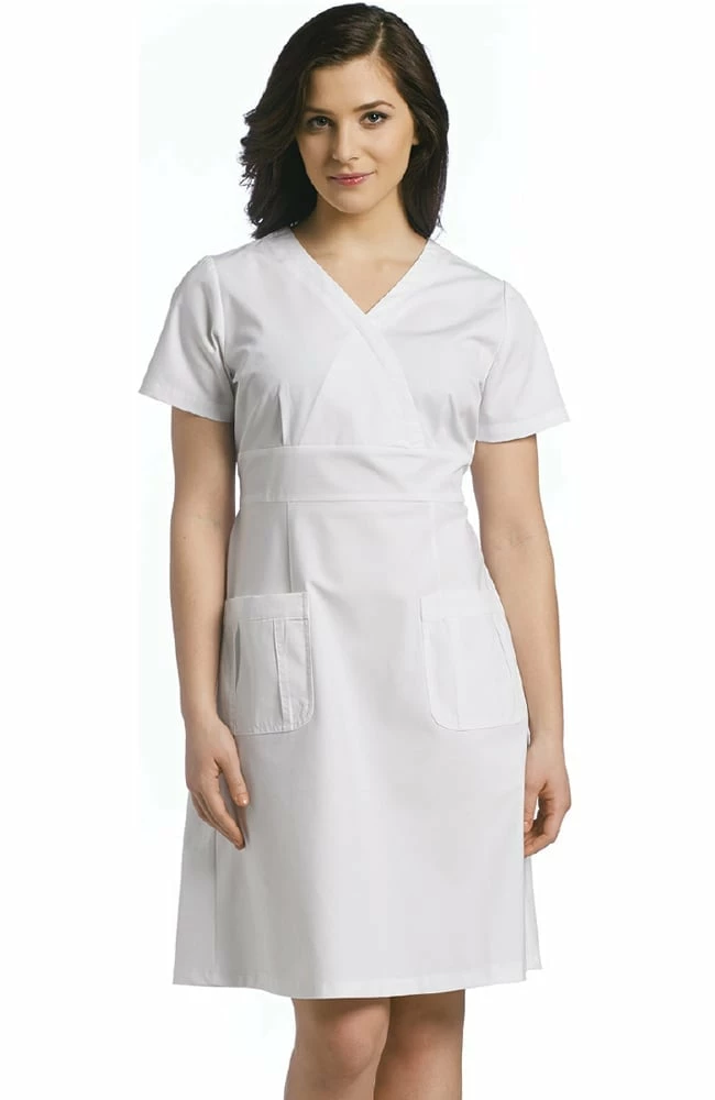 White Cross Women's A-Line Scrub Dress