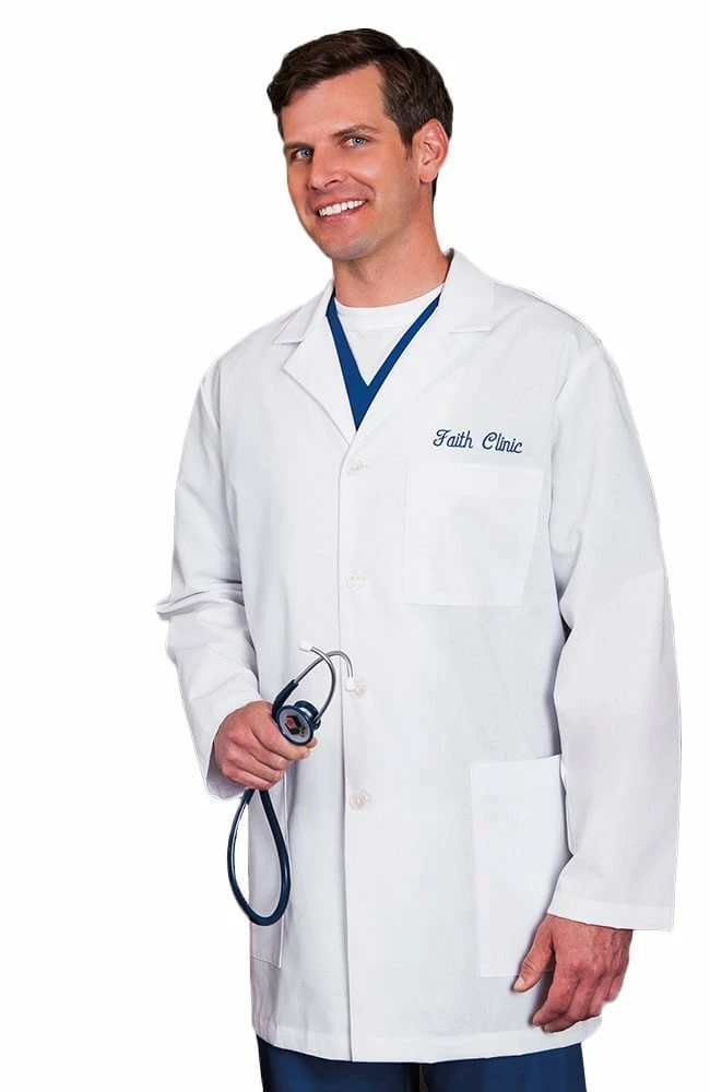 META Labwear Clearance Fundamentals By Men's 34" Lab Coat