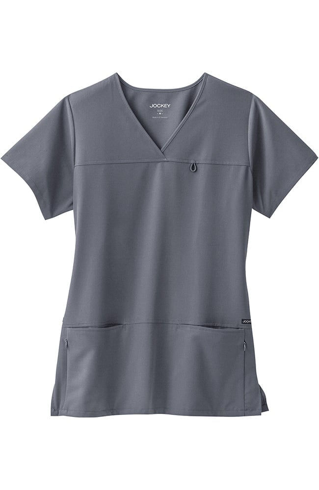 Clearance Women's 6 Pocket Solid Scrub Top Jockey Scrubs Clearance Women's 6 Pocket Solid Scrub Top -Silverts-shop 1 wh 2299 clearance 650