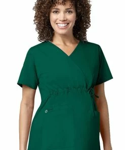 WonderWORK Women's Maternity Solid Scrub Top
