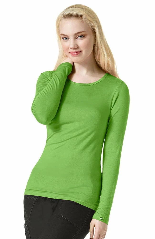 WonderWink Clearance Women's Silky Long Sleeve Underscrub