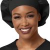 WonderWORK Women's Bouffant Solid Scrub Cap -Silverts-shop 1 wk 410 bla 650