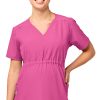 WonderWink Women's Maternity V-Neck Scrub Top 1 WonderWink Women's Maternity V-Neck Scrub Top -Silverts-shop 1 wk 4555 650