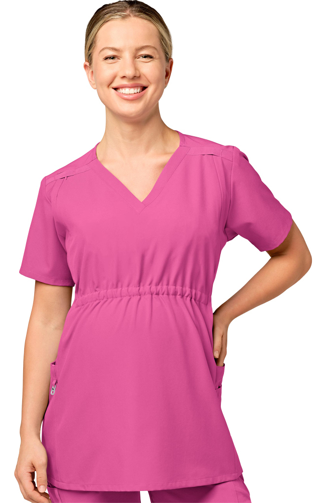WonderWink Women's Maternity V-Neck Scrub Top 3 WonderWink Women's Maternity V-Neck Scrub Top