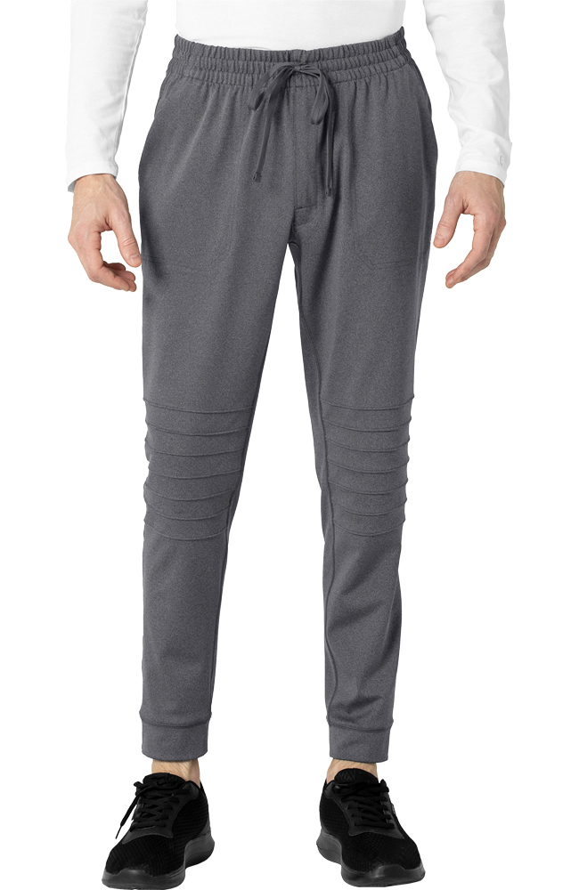 Men's Moto Knit Jogger Scrub Pant WonderWink Men's Moto Knit Jogger Scrub Pant -Silverts-shop 1 wk 5699 650