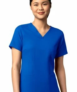 WonderWink Women's 3 Pocket V-Neck Scrub Top