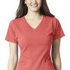 WonderWink Clearance Women's Flex Back Solid Scrub Top -Silverts-shop 1 wk 6129 clearance 650