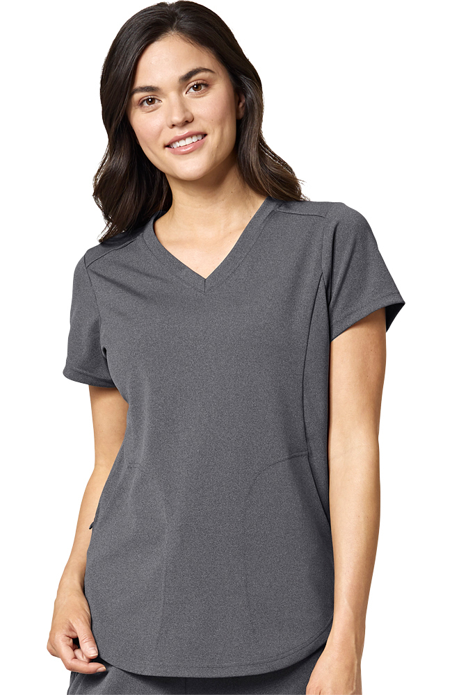 WonderWink Women's Solid Scrub Top 3 WonderWink Women's Solid Scrub Top