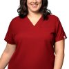 WonderWink Women's V-Neck Tuck In Scrub Top -Silverts-shop 1 wk 6222 650