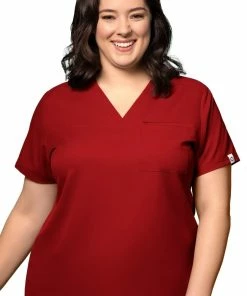 WonderWink Women's V-Neck Tuck In Scrub Top
