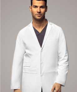 WonderWink Men's 34" Welt Pocket Lab Coat