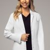 WonderWink Women's 28" Lab Coat 2 WonderWink Women's 28" Lab Coat -Silverts-shop 1 wk 7272 whi 650