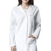 WonderWink Women's 38" Lab Coat 1 WonderWink Women's 38" Lab Coat -Silverts-shop 1 wk 7402 wht 650