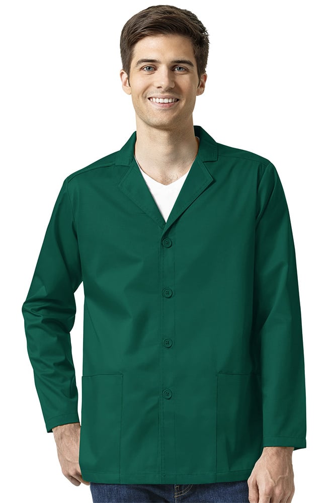WonderWORK Clearance Men's Notch Lapel Solid Scrub Blazer Jacket 3 WonderWORK Clearance Men's Notch Lapel Solid Scrub Blazer Jacket
