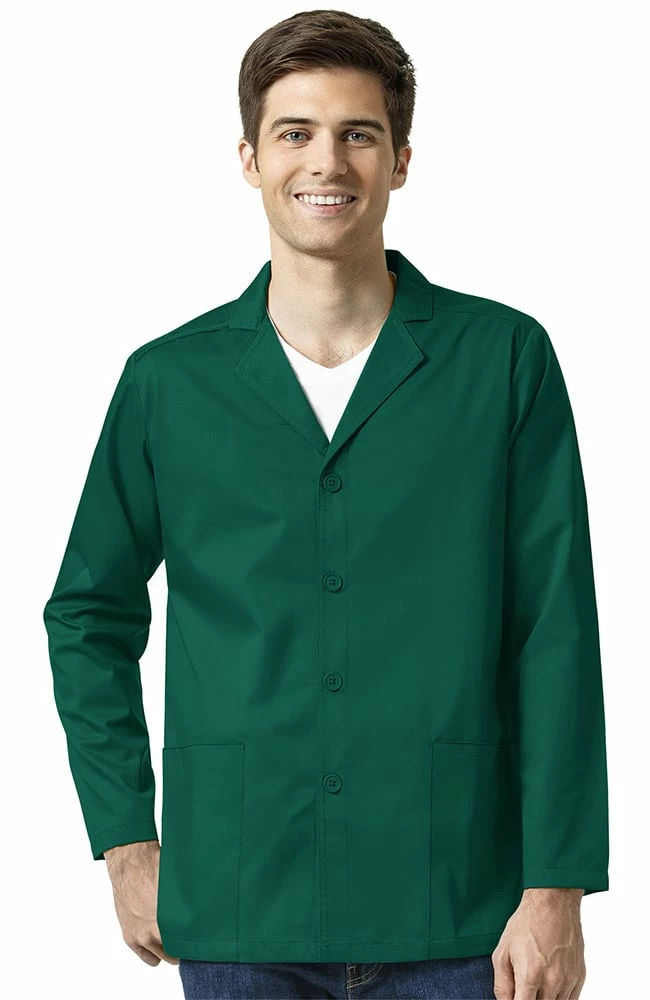 WonderWORK Clearance Men's Notch Lapel Solid Scrub Blazer Jacket