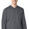 WonderWink Men's Snap Front Jacket -Silverts-shop 1 wk 8319 650